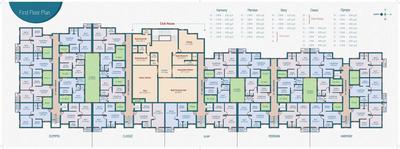 Project Image of 484.0 - 653.0 Sq.ft 1 BHK Apartment for buy in Rajarathnam Houston