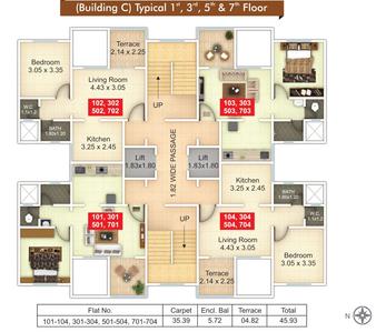 Project Image of 747 Sq.ft 2 BHK Apartment / Flat for sale in Dehu for Rs. 4700000