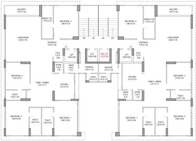 Project Image of 3800 Sq.ft 4 BHK Apartment / Flat for sale in Vesu for Rs. 35100000