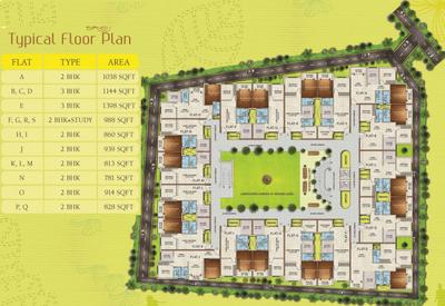 Project Image of 781.0 - 1398.0 Sq.ft 2 BHK Apartment for buy in Gajpati Richmond Sampada