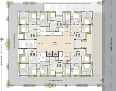 Project Image of 1620 Sq.ft 3 BHK Apartment / Flat for sale in Tragad for Rs. 7800000