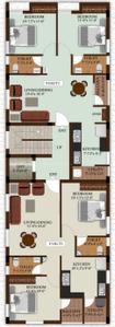 Project Image of 958.0 - 1010.0 Sq.ft 2 BHK Apartment for buy in Vijaya Niketan Flats