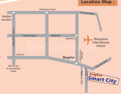 Project Image of 0.0 - 4500.0 Sq.ft Residential Plot Plot for buy in Avighna Smart City