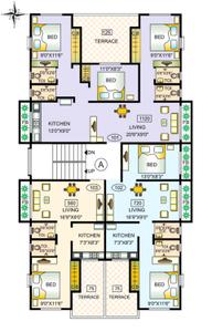 Project Image of 560.0 - 1120.0 Sq.ft 1 BHK Apartment for buy in Bidker Pawan Arcade