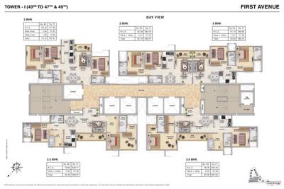 Project Image of 352.0 - 906.97 Sq.ft 1 BHK Apartment for buy in Runwal Avenue