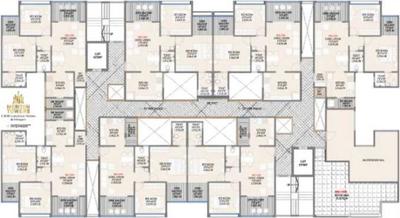 Project Image of 592.98 - 637.98 Sq.ft 2 BHK Apartment for buy in Shubh Meriton Towers