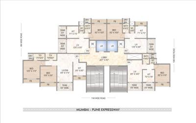 Project Image of 0.0 - 1100.0 Sq.ft 2 BHK Apartment for buy in Goodwill Pride