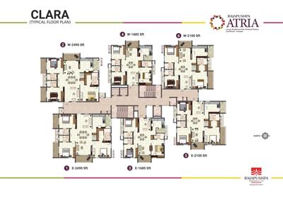 Project Image of 1350.0 - 3455.0 Sq.ft 2 BHK Apartment for buy in Rajapushpa Atria