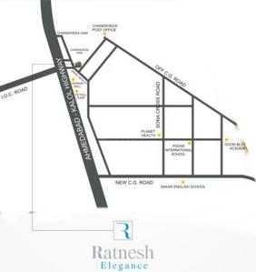 Ratnesh Elegance Images for Location Plan of Ratnesh Elegance 1