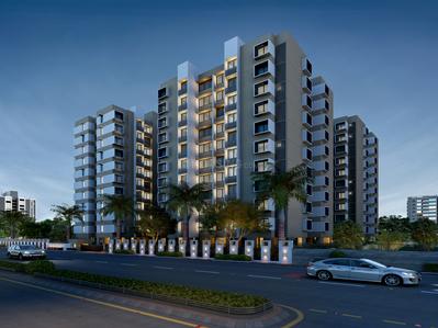 Project Image of 0.0 - 1107.0 Sq.ft 2 BHK Apartment for buy in Akshar Tulsi Status