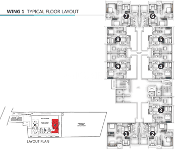 Project Image of 633.99 - 903.0 Sq.ft 2 BHK Apartment for buy in Goel Ganga Asmi Wing 2