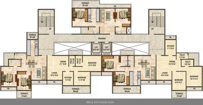 Project Image of 0.0 - 1030.0 Sq.ft 3 BHK Apartment for buy in Satyam Mayfair
