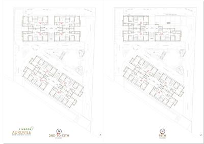 Project Image of 1221.84 - 1275.3 Sq.ft 3 BHK Apartment for buy in Rivanta Aurovile
