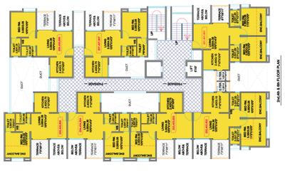 Project Image of 0.0 - 366.0 Sq.ft 1 BHK Apartment for buy in GS Sai Sneh Phase II