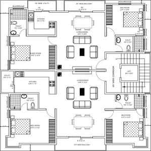 Project Image of 1095.0 - 1270.0 Sq.ft 2 BHK Apartment for buy in Blue Harmony