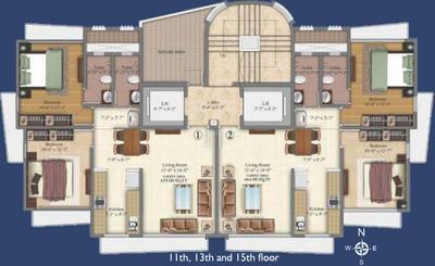 Project Image of 985 Sq.ft 2 BHK Apartment / Flat for sale in Mulund East for Rs. 14750000