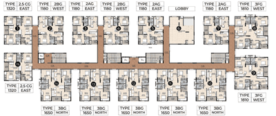 Project Image of 1320.0 - 1855.0 Sq.ft 2 BHK Apartment for buy in Ramky One Orbit