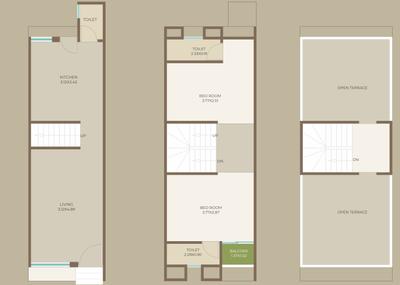 Project Image of 327.01 - 727.86 Sq.ft 2 BHK Villa for buy in Matangi Radhekrishna Residency