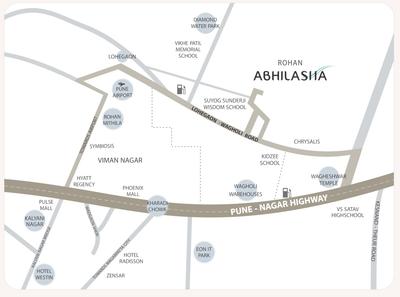 Project Image of 348.43 - 530.88 Sq.ft 1 BHK Apartment for buy in Rohan Abhilasha Wing A