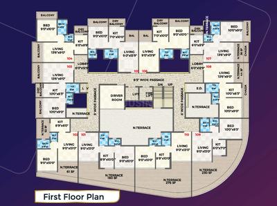 Project Image of 253.06 - 343.15 Sq.ft 1 BHK Apartment for buy in Bhaveshwar Feather