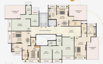 Project Image of 655.0 - 695.0 Sq.ft 1 BHK Apartment for buy in Dadan Elanza