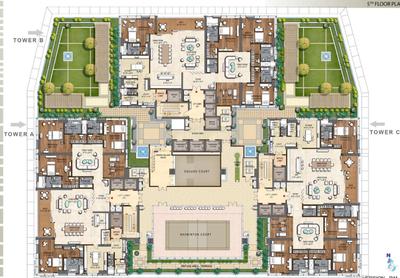 Project Image of 0.0 - 8321.0 Sq.ft 4 BHK Apartment for buy in Kingfisher Towers