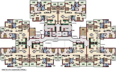 Project Image of 450.0 - 2100.0 Sq.ft 1 BHK Apartment for buy in Vikram Golf View Condos