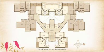 Project Image of 0.0 - 613.0 Sq.ft 2 BHK Apartment for buy in Gurukrupa Amber Vista