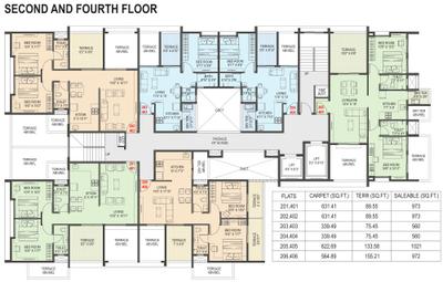 Project Image of 338.0 - 635.0 Sq.ft 1 BHK Apartment for buy in Pristine Viva