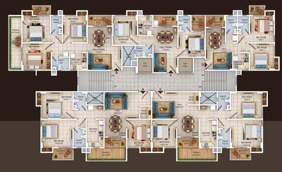 Project Image of 928.0 - 1946.0 Sq.ft 2 BHK Apartment for buy in Uttarayan Shreejoni II