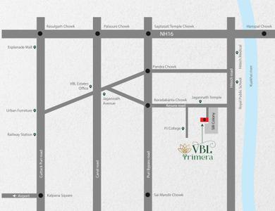 Project Image of 1480 Sq.ft 3 BHK Apartment / Flat for sale in Kesora for Rs. 8400000