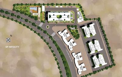 Project Image of 1231.0 - 3388.0 Sq.ft 2 BHK Apartment for buy in Shapoorji Pallonji Residency