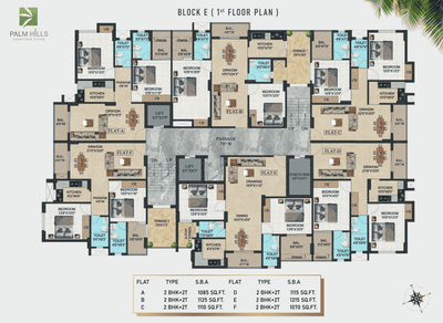 Project Image of 530.0 - 2870.0 Sq.ft 1 BHK Apartment for buy in NK Palm Hills