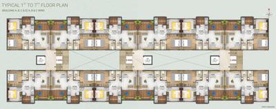 Project Image of 718.0 - 720.0 Sq.ft 2 BHK Apartment for buy in A C Arrpan Housing