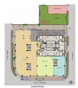 Project Image of 850 Sq.ft 2.5 BHK Apartment / Flat for sale in Goregaon West for Rs. 25000000