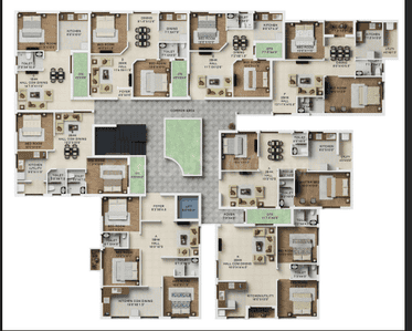 Kirthika Royal Enclave Single Tower Cluster Plan 1