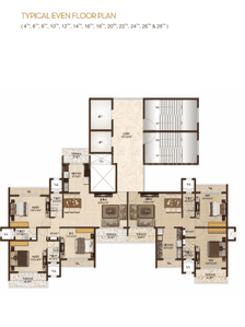 Project Image of 603.21 - 801.91 Sq.ft 2 BHK Apartment for buy in Krishh Celestia
