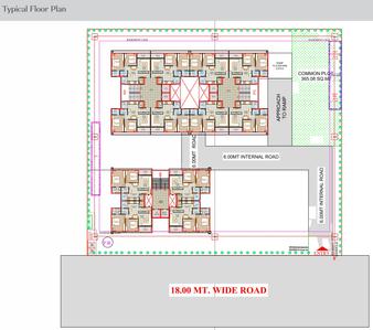 Project Image of 648.96 - 665.42 Sq.ft 2 BHK Apartment for buy in Shreenath Fortune 99