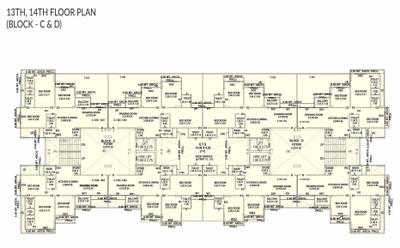 Project Image of 854.55 - 857.56 Sq.ft 3 BHK Apartment for buy in N B Sourish