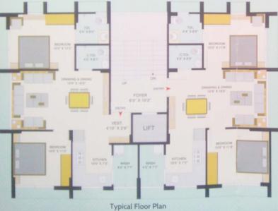 Project Image of 0.0 - 1098.0 Sq.ft 2 BHK Apartment for buy in Aalay Satva Residency
