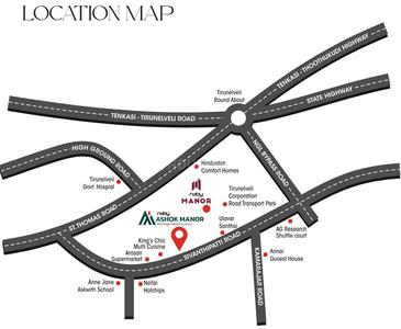 Ruby Ashok Manor Location Plan 1