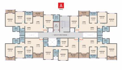 Project Image of 639.91 - 938.72 Sq.ft 2 BHK Apartment for buy in Virinchi Swanand Wing A