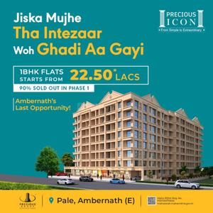 Project Image of 409.0 - 612.0 Sq.ft 1 BHK Apartment for buy in Precious Icon