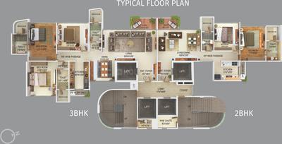 Project Image of 829.0 - 2417.0 Sq.ft 2 BHK Apartment for buy in Tridhaatu Kshitij