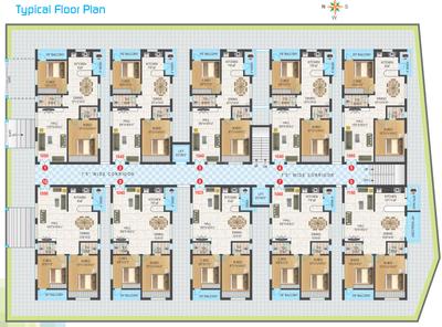 Project Image of 813.0 - 1136.99 Sq.ft 2 BHK Apartment for buy in Teja Janakirama Towers