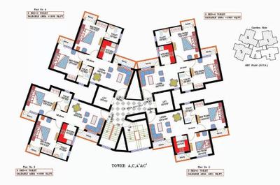 Project Image of 831.0 - 1458.0 Sq.ft 2 BHK Apartment for buy in Nimbus Express Park View I