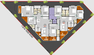 Project Image of 1382.0 - 2125.0 Sq.ft 3 BHK Apartment for buy in SL Abhilasha Niti
