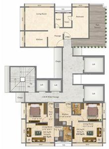 Project Image of 367.0 - 1388.0 Sq.ft 1 BHK Apartment for buy in Sanaya Krish Royale