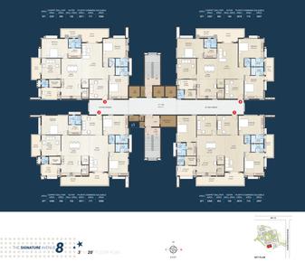 Project Image of 1497 Sq.ft 3 BHK Apartment / Flat for sale in Yendada for Rs. 13500000