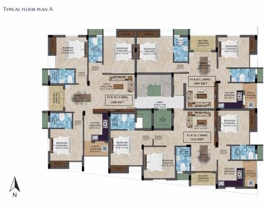 Project Image of 1004.0 - 1344.0 Sq.ft 2 BHK Apartment for buy in Ruby Harmony